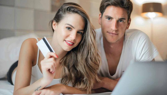 Couple with Credit Card